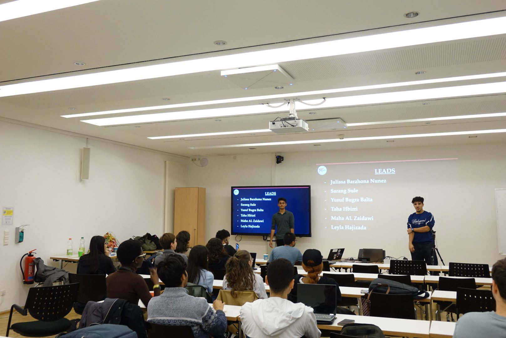 Moments from the Math Society information session