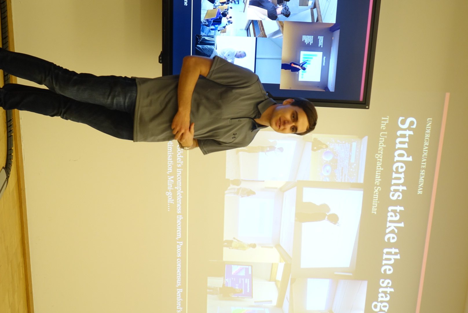 Moments from the Math Society information session