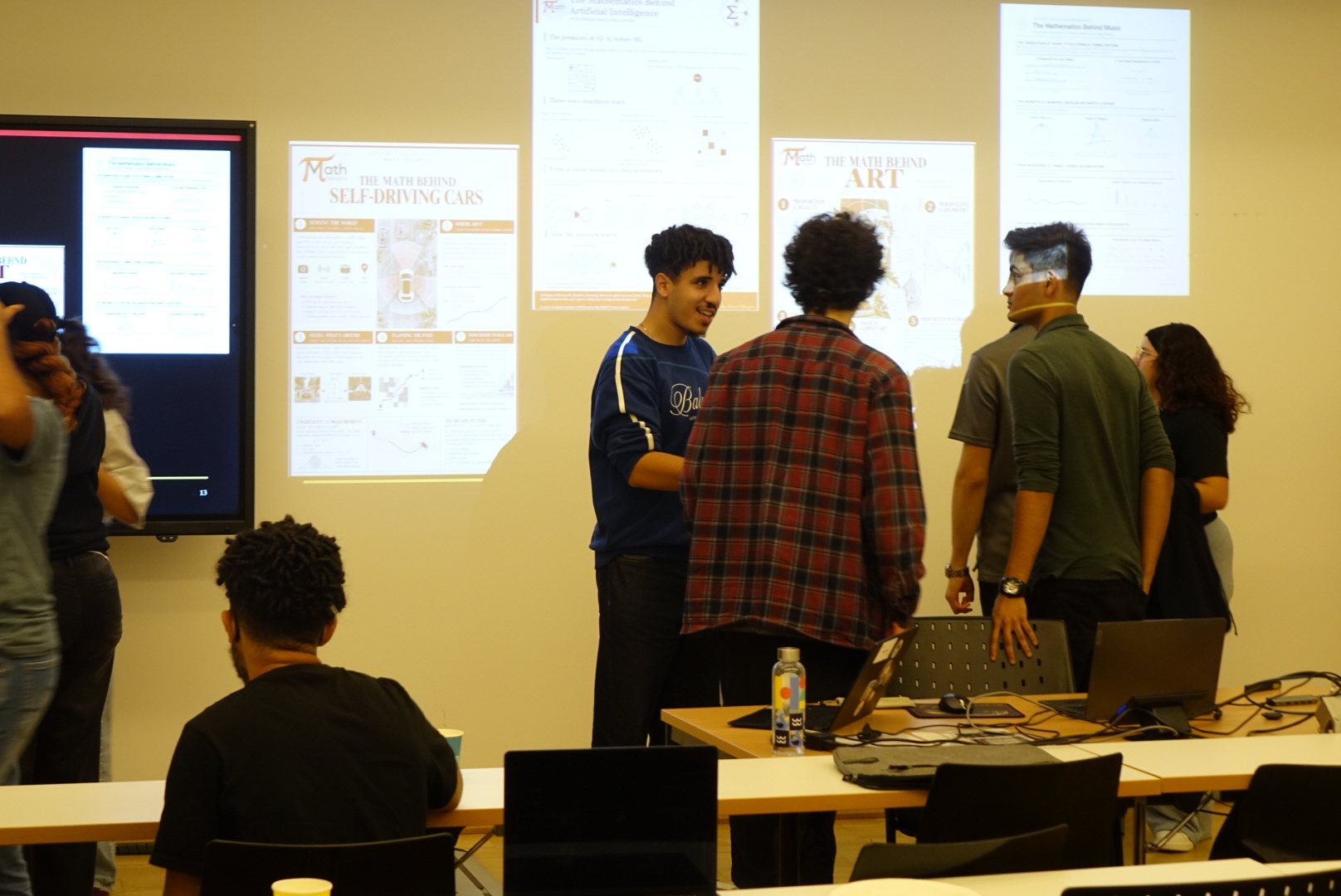 Moments from the Math Society information session