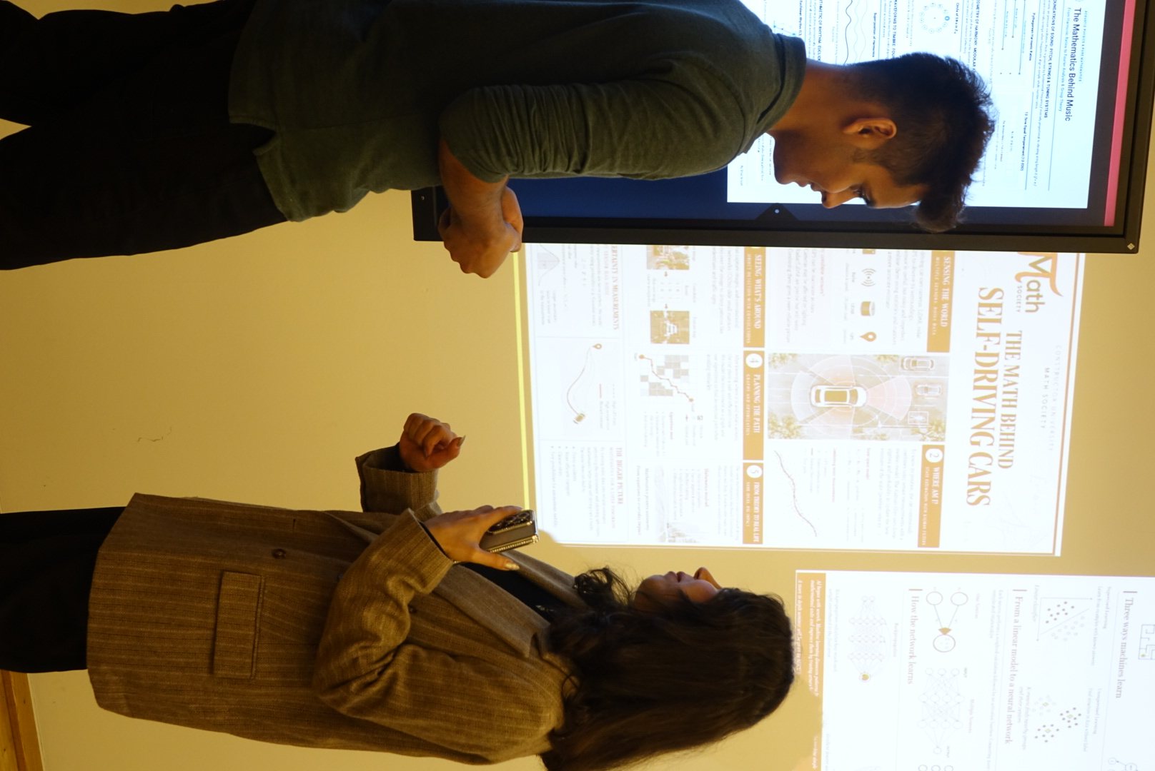 Moments from the Math Society information session