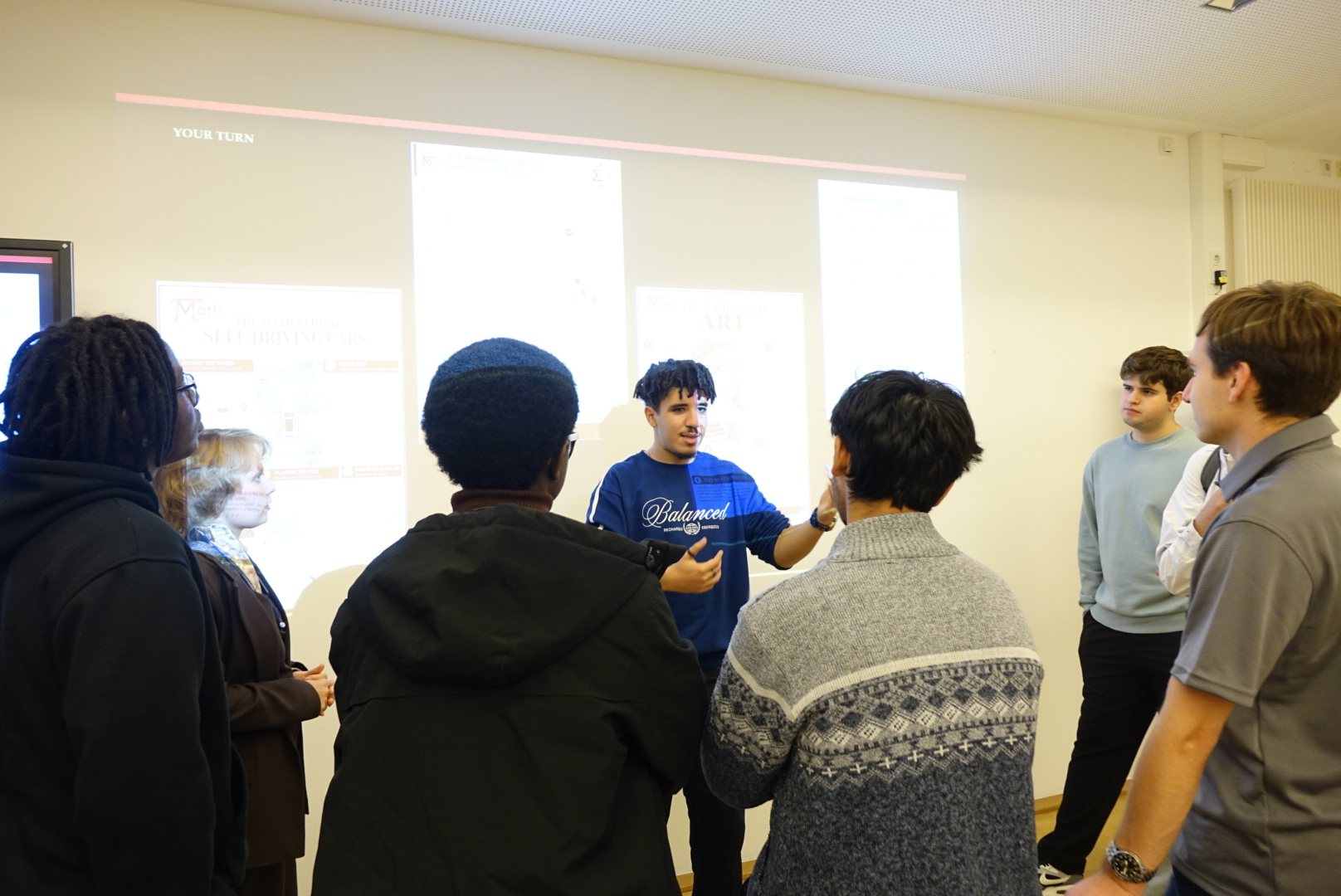Moments from the Math Society information session