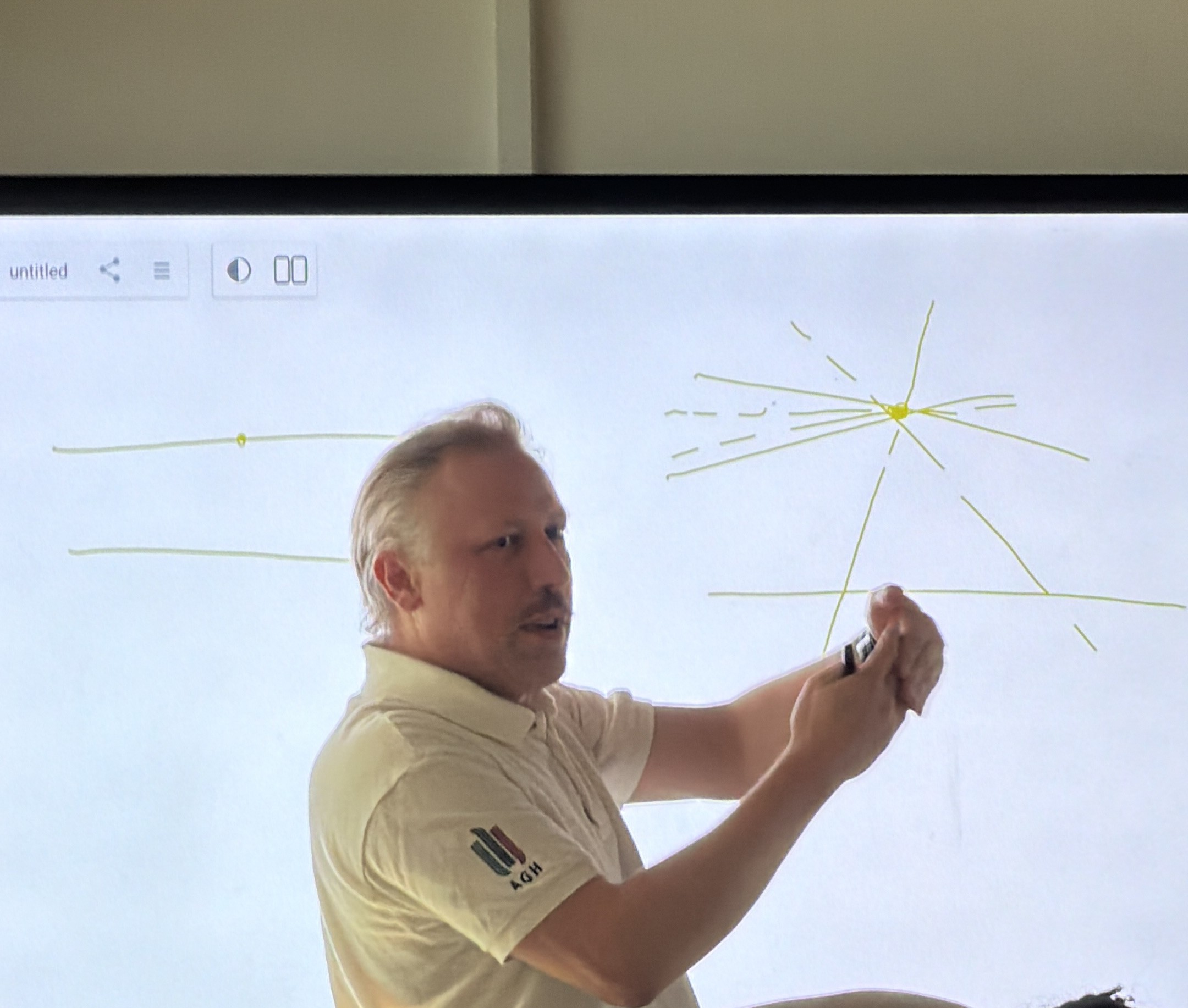 Dr. Ivan Ovsyannikov at the whiteboard