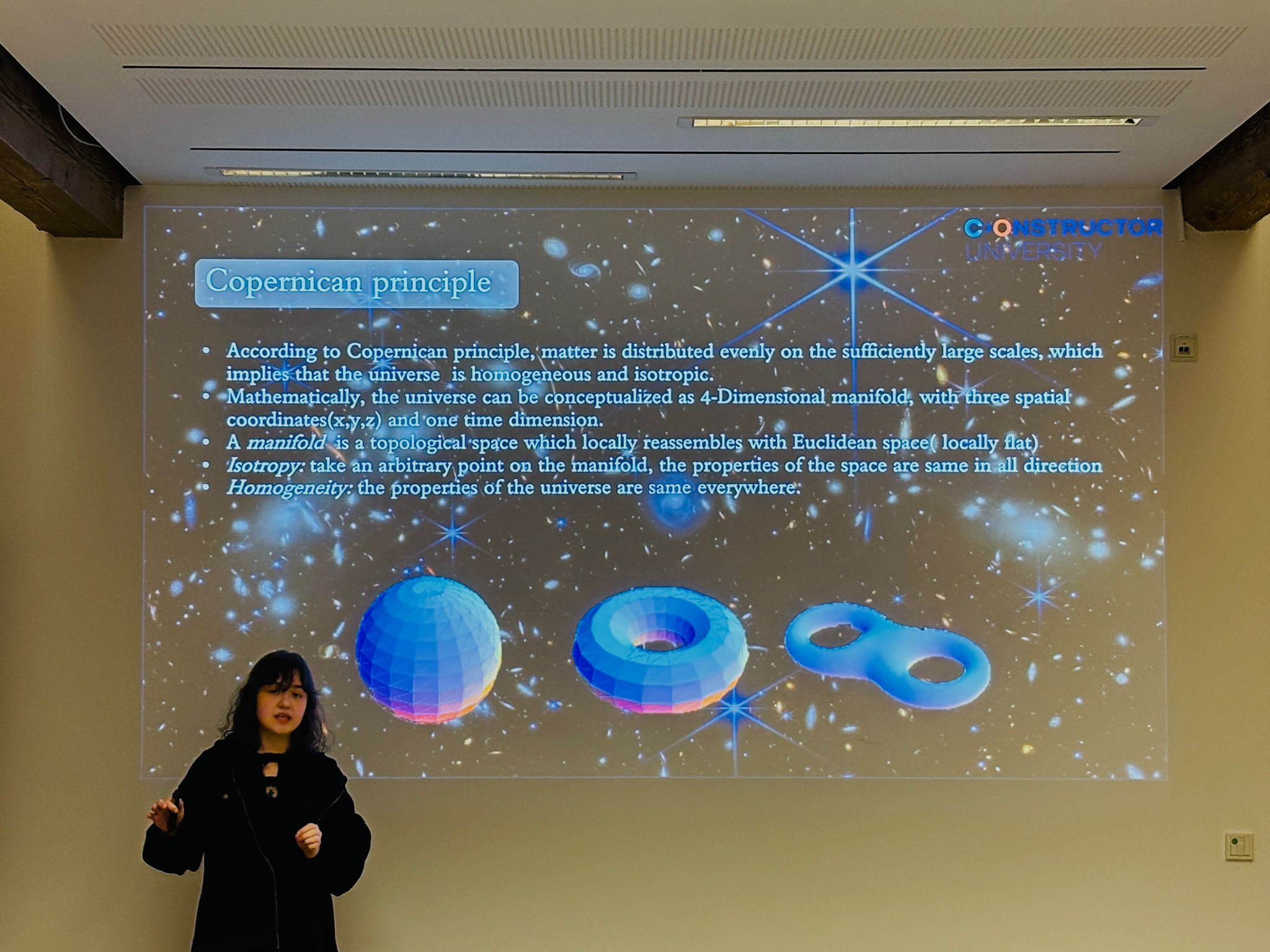 Mariami discussing Copernican principle