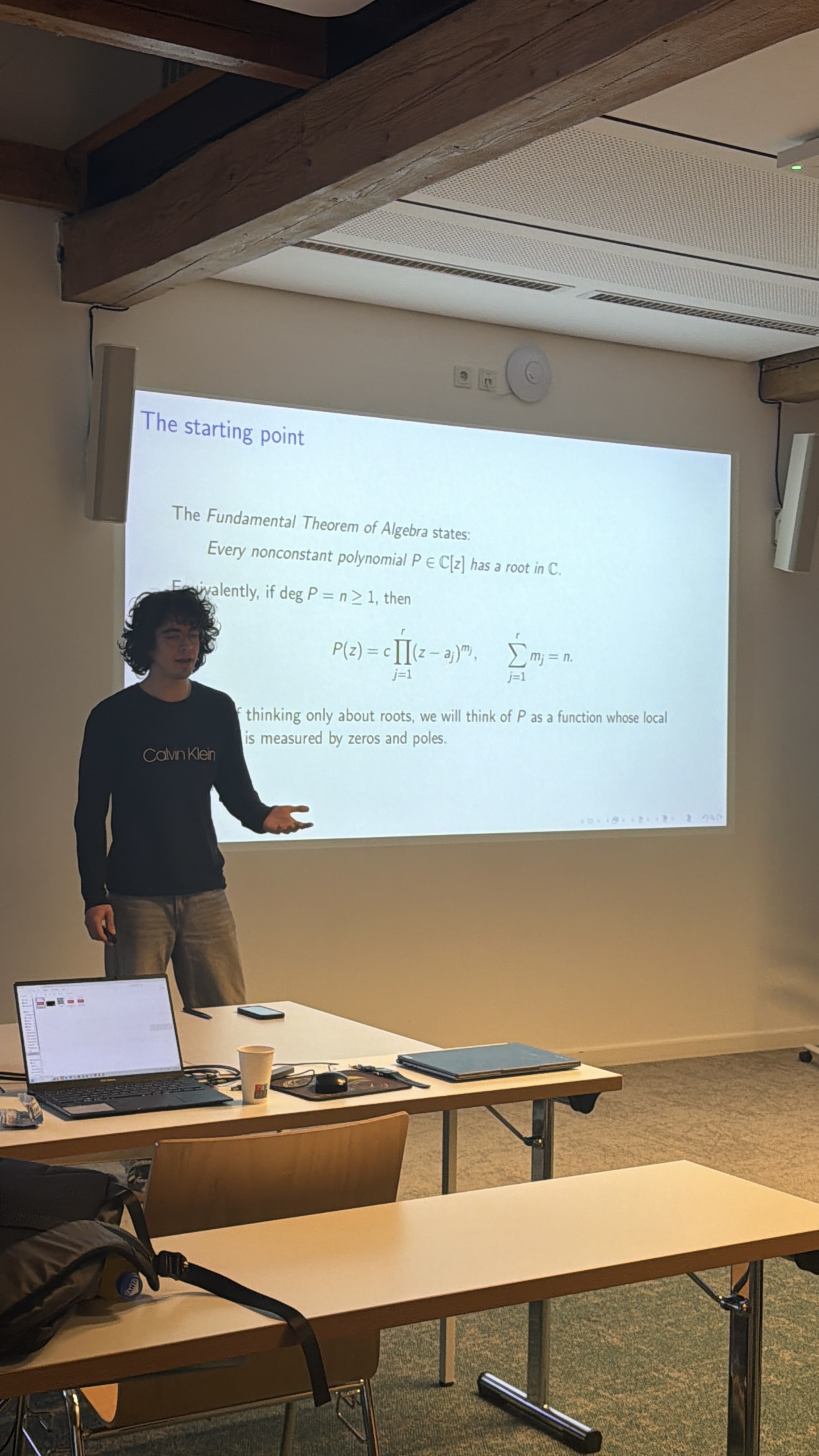 Pablo Santos Guerrero presenting